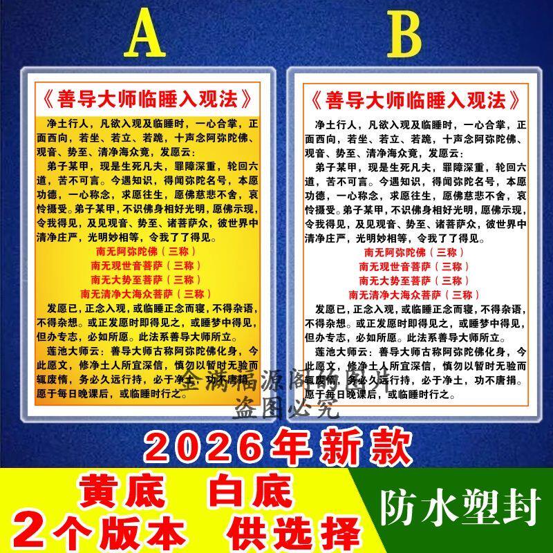 【2026新款】善导大师临