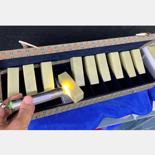 10件套印章素章青田封门青冻石2.5*2.5*10-8无钉裂干净料篆刻佳品