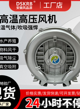 供应济南高压旋涡风机2RB 210 H16 380V 400W堆肥发酵用旋涡风泵