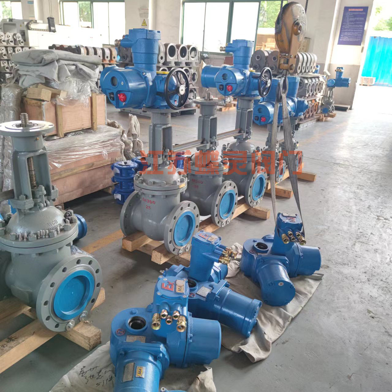 1140V一体化矿用隔爆电动闸阀ZJK941H-64C DN350 带485通讯接口