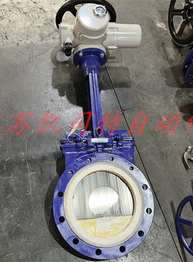 凯司特 PZ973TC-10C电动陶瓷刀闸阀 耐磨陶瓷刀闸阀DN80 厂家批发
