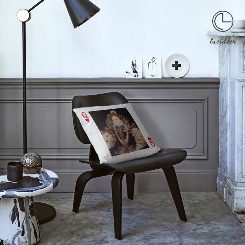 文艺复兴创意个性欧式复古小众抱枕套靠垫靠枕R沙发样板房卧室靠