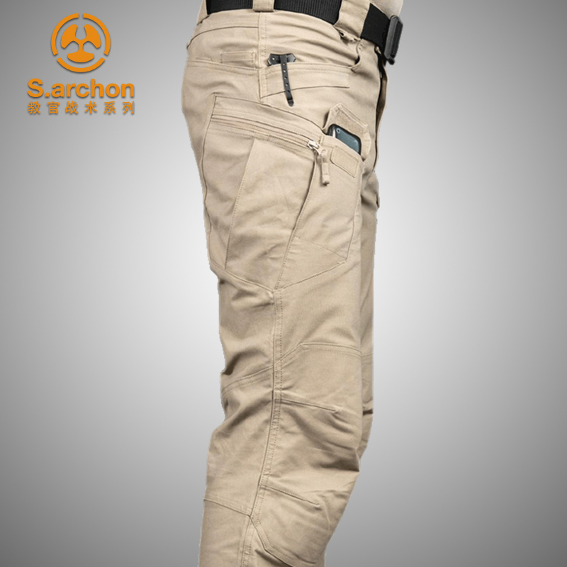 春秋IX7d战术裤男弹力修身9特种兵军迷裤户外工装裤直筒作训裤夏