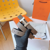 牛仔裤 双面可用真皮腰带女百搭配连衣裙子收腰装 饰凯莉西装 皮带女