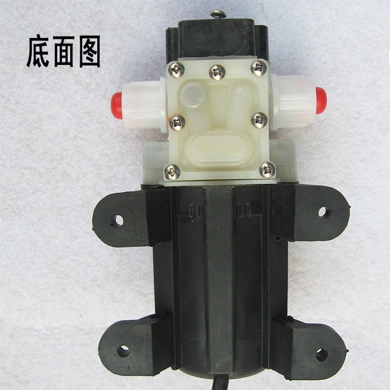 隔膜微型小泵农用电动喷雾器水泵12V24VM自吸泵洗车泵水钻机配件