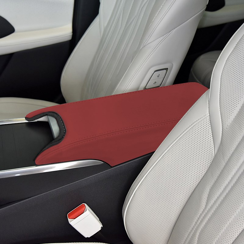 24新款别克君越中央扶手箱保护皮套手扶K箱增高垫子翻毛皮改装内