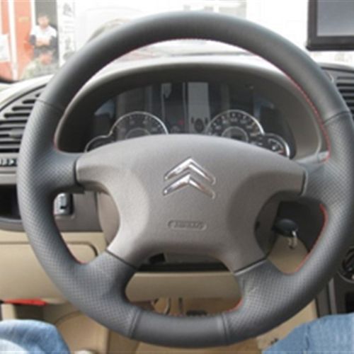 雪铁龙老爱丽舍专车专用真皮手缝方向盘Y套把套牛皮