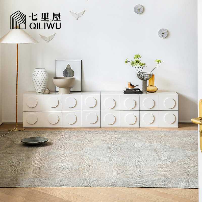 七里屋/法式奶油风电视柜客厅现代简约ins白色实木卡门柜模块组合,鲜花速递/花卉仿真/绿植园艺,其它园艺用品,淘宝优惠券,粉丝福利购,淘宝优惠卷