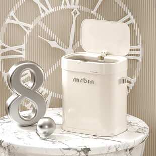 麦桶桶垃圾桶感应式智能家用带盖2024新款方形自动高颜值个性创意