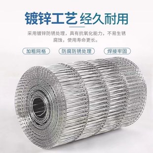 镀锌铁丝网长孔养殖网鸽舍铁网鸟笼网F片鸡兔笼网围栏网钢丝防护