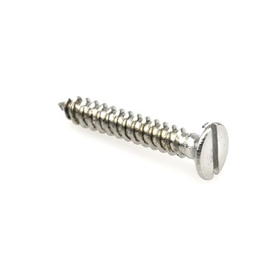 不锈钢M2.2-2.9开槽平头一字槽B自攻螺钉DIN7972定制沉头一字螺丝