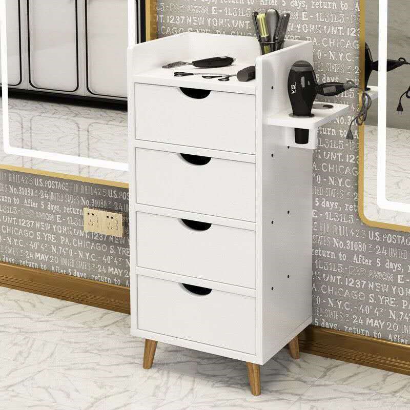 带锁理发工具柜发廊工具台美发店工具车抽屉式镜台.柜子剪发柜