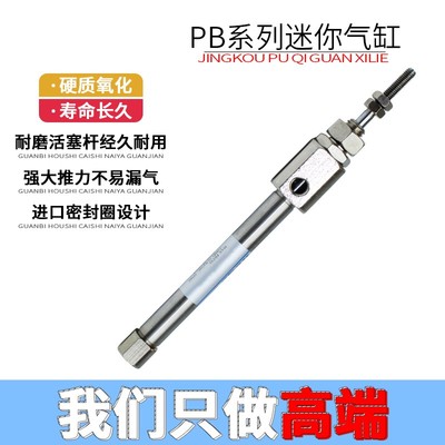 PB单动小型迷你气动m气缸PB6-5-10-15-20-30-40-50-SR