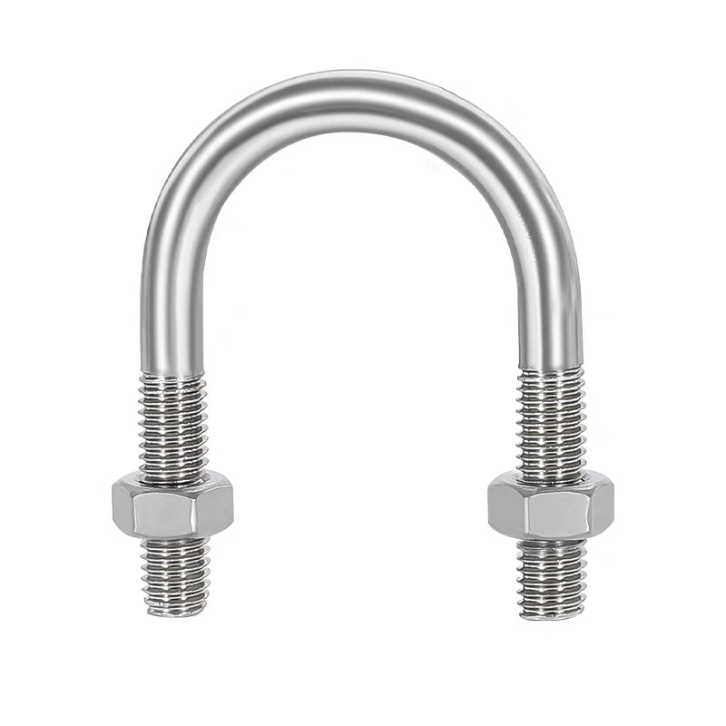 U型螺栓304不锈钢U形螺丝夹t管管卡管夹固定卡扣套装M6M8M10M12M2