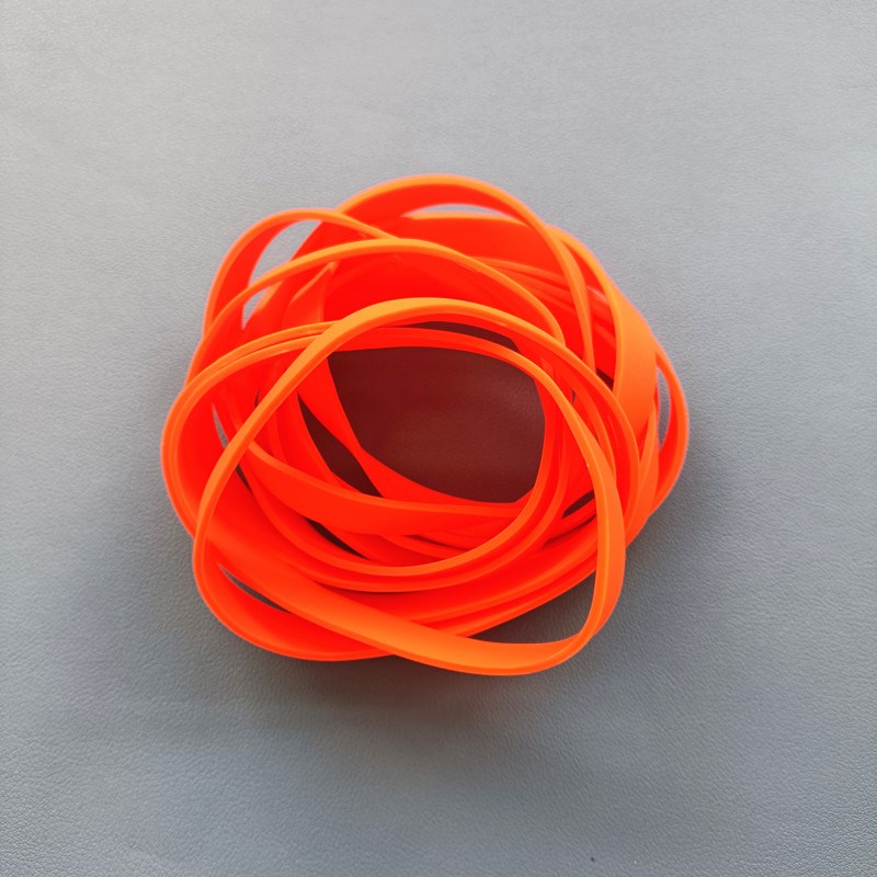 橡皮筋绑带硅胶制品橙色直径43毫米直径72mm直径89mWm弹力胶圈新