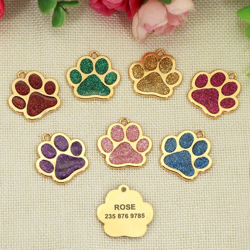 速发Free Egraved Pet Dog ID Tag Persoized  Puppy ID Tag P