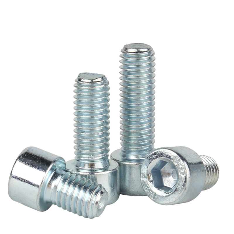 速发8.8级镀锌内六角螺长加丝杯头螺钉高强度圆柱头螺栓M4M5M68MM
