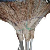 大头加厚老式 工厂环卫物业定做高粱净苗大扫把笤帚扫地长柄手工