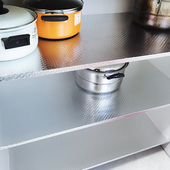 橱柜抽屉垫纸锡纸贴纸厨柜防水衣柜子自粘铝箔铺纸厨房防油防潮垫