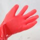 春蕾902红色家用手套棉毛布浸胶手套PVC磨砂洗车防水29cm清洁厨房