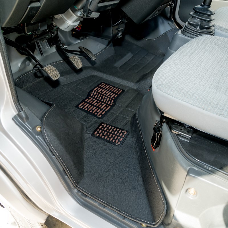 东风小康D51脚垫 小康D52脚垫 小康D55单排 双排小货卡车脚垫皮革