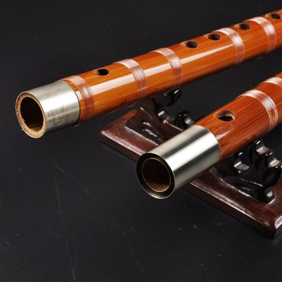 包邮竹韵乐器 黄卫东精制双插苦竹笛子横笛学生初学入门专业演奏