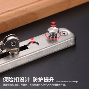 防盗门阻门器防盗家用女生堵门器挡独居防开门酒店门安全锁防盗链