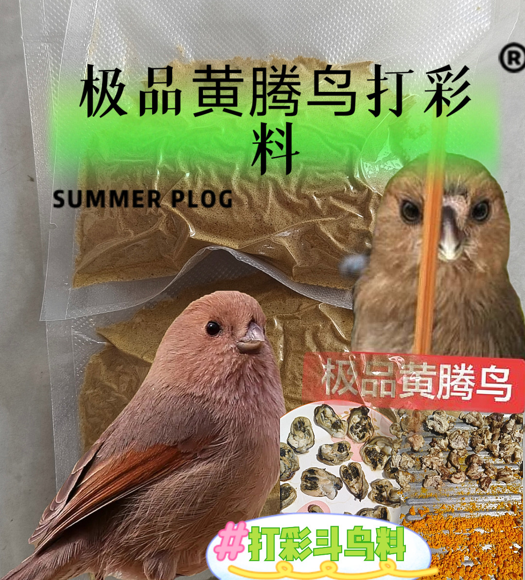 黄豆鸟饲料云南福运手工秘制鸟食提性壮膘营养料鸟王独家高档鸟粮