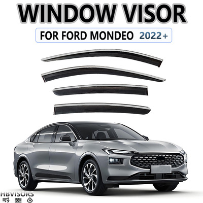 适用于FORD MONDEO不锈钢晴雨挡雨板雨眉侧窗导流板Window visor