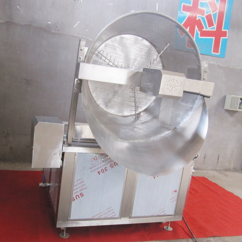 优品YP-1200豆泡油炸锅生产厂家 豆腐切块机 高低温炸豆泡油炸锅