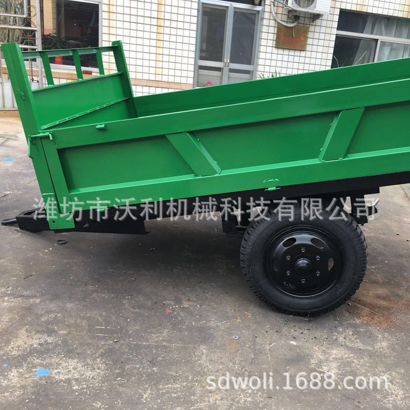 厂家供应 4吨拖斗拖拉机牵引挂车 现货 轻型运输货物农用拖车