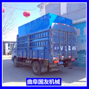 国友 水泥吸灰车粉煤灰吸灰车 电厂粉料清库装车移动吸尘车