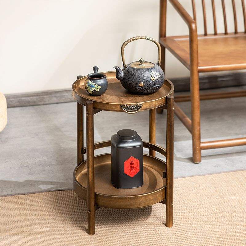 麻将桌茶几桌子新中式沙发边几棋牌室小茶几打牌角几放茶杯茶水P^