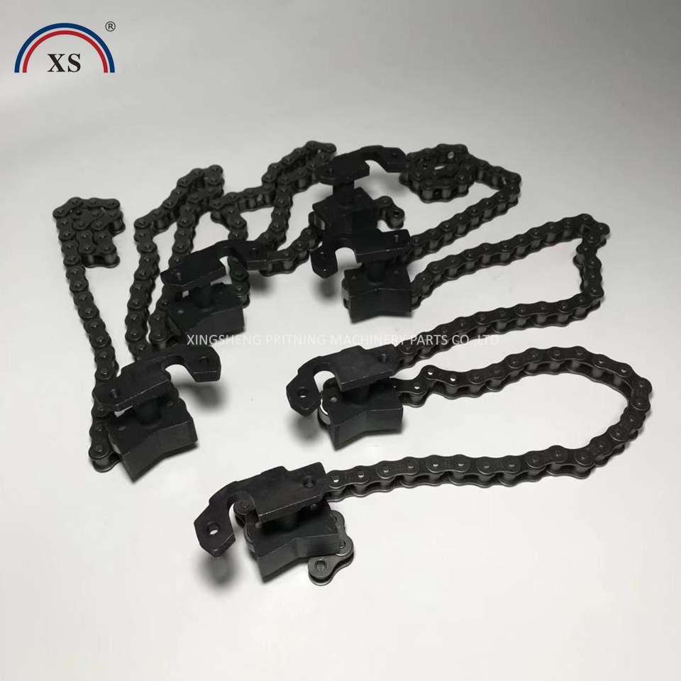 海德堡配件 SM/PM52收纸链条总称 收纸牙排链条 牙排轴架配链条