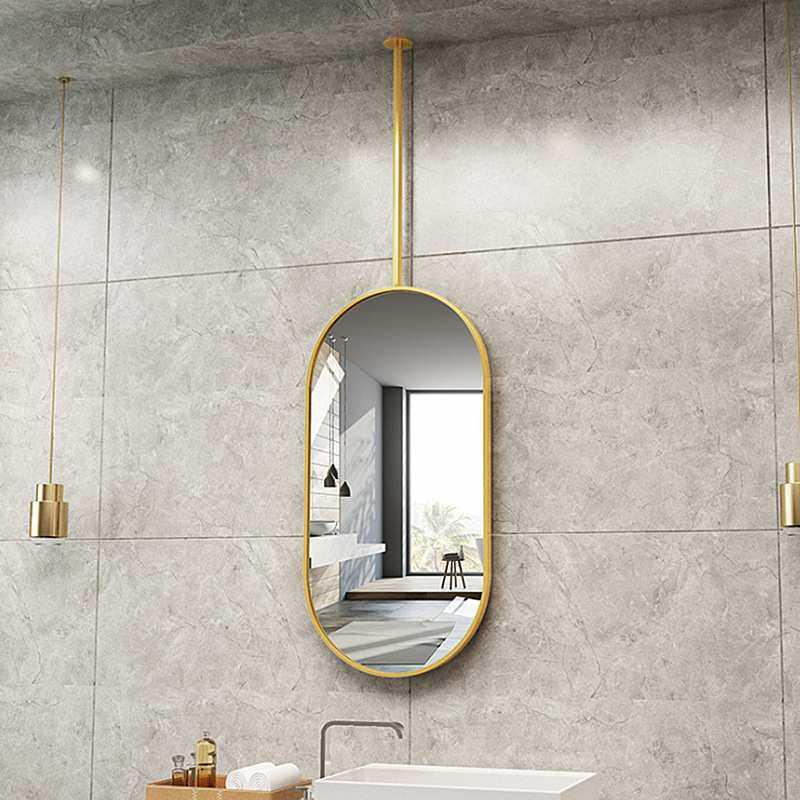 酒店民宿卫生间浴室镜走廊天花板悬挂吊杆镜子金属铁艺椭圆形吊镜,模玩/动漫/周边/娃圈三坑/桌游,模型制作工具/辅料耗材,淘宝优惠券,粉丝福利购,淘宝优惠卷