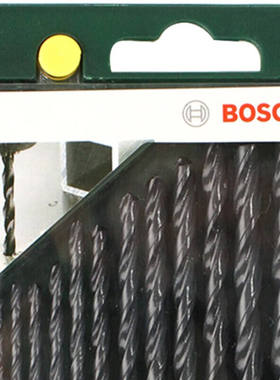 博世金属麻花钻头套装13件套1-6.5mm手电钻高速钢钻头HSSR