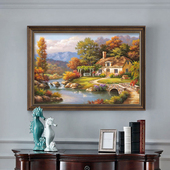 十字绣2022新款 线需客厅手工自己线绣梦幻M小件小幅刺绣满欧式 田