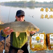 世图鲤鱼饵 野钓全水域主攻鲤鱼板鲫草鱼大鱼打窝料 g曲香玉米