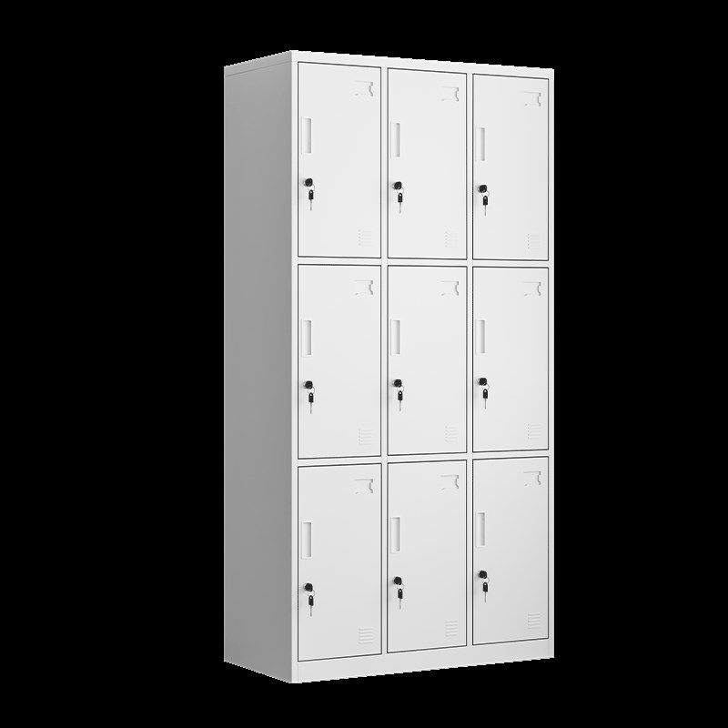 钢制工厂宿舍衣柜员工铁皮柜子多门储物J柜健身房浴室更衣柜存包