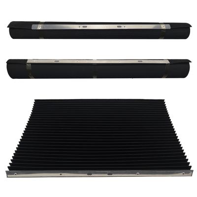 5号6号a炮塔铣床配件挡屑胶皮风琴板保护胶防尘挡板铣床铁渣防护