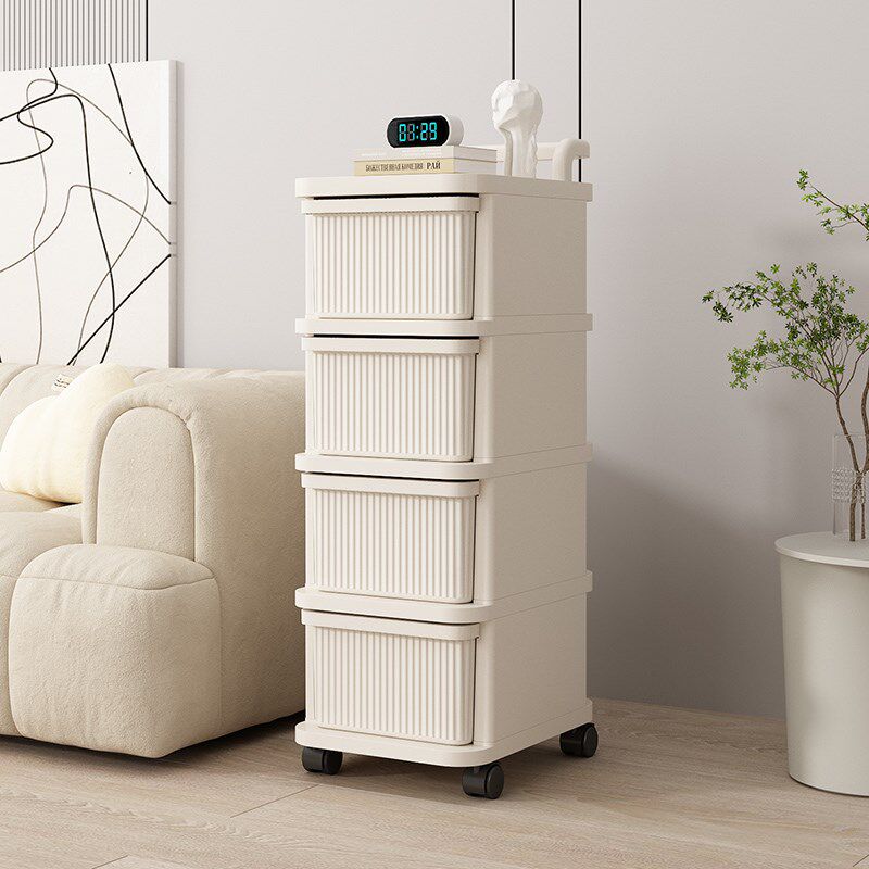 家用收纳a手推车客厅零食架带轮小推车卧室杂物整理收纳架落地多