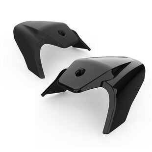 适用奔达黑旗500改装短尾挡泥板后泥瓦后盾一体U式尾灯牌照支架