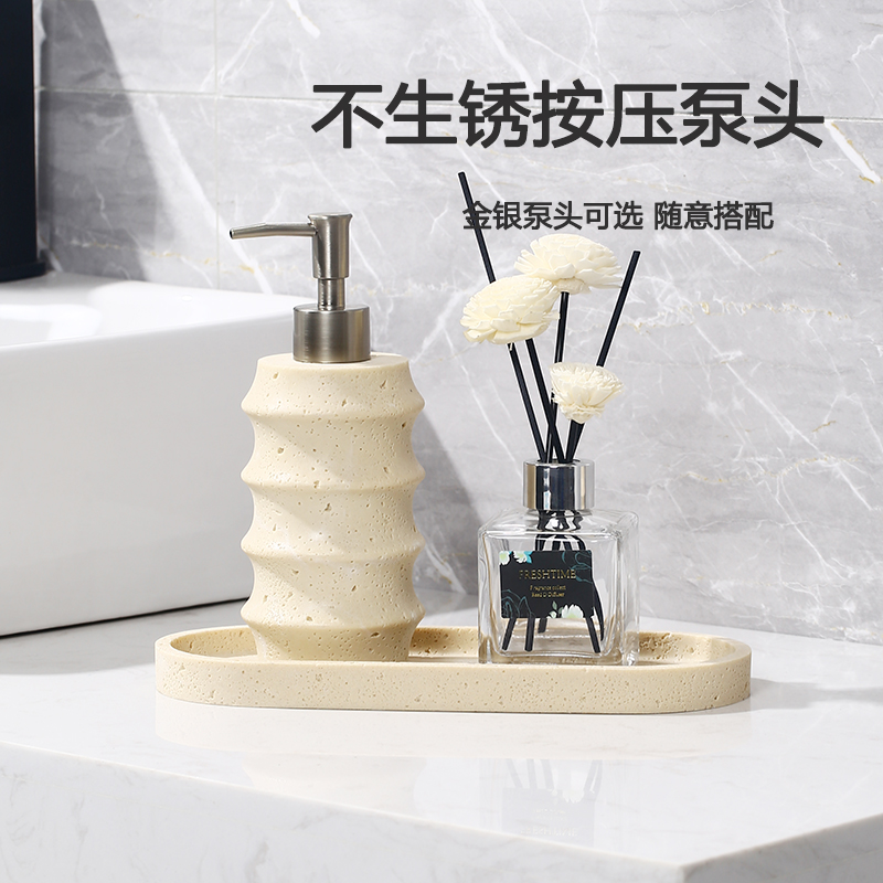 高级洗发水沐浴露分装瓶轻奢高档化妆品K瓶子洗手液按压式乳液空