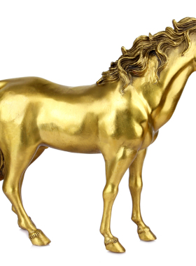 铜马马摆件f马到成功家居饰品办公室客厅装饰纯铜礼品
