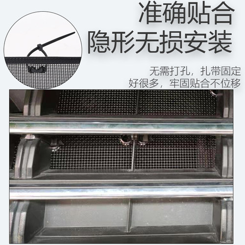 16-23款宾士iV级V260L防虫网威霆专用水箱保护网汽车中网改防尘网