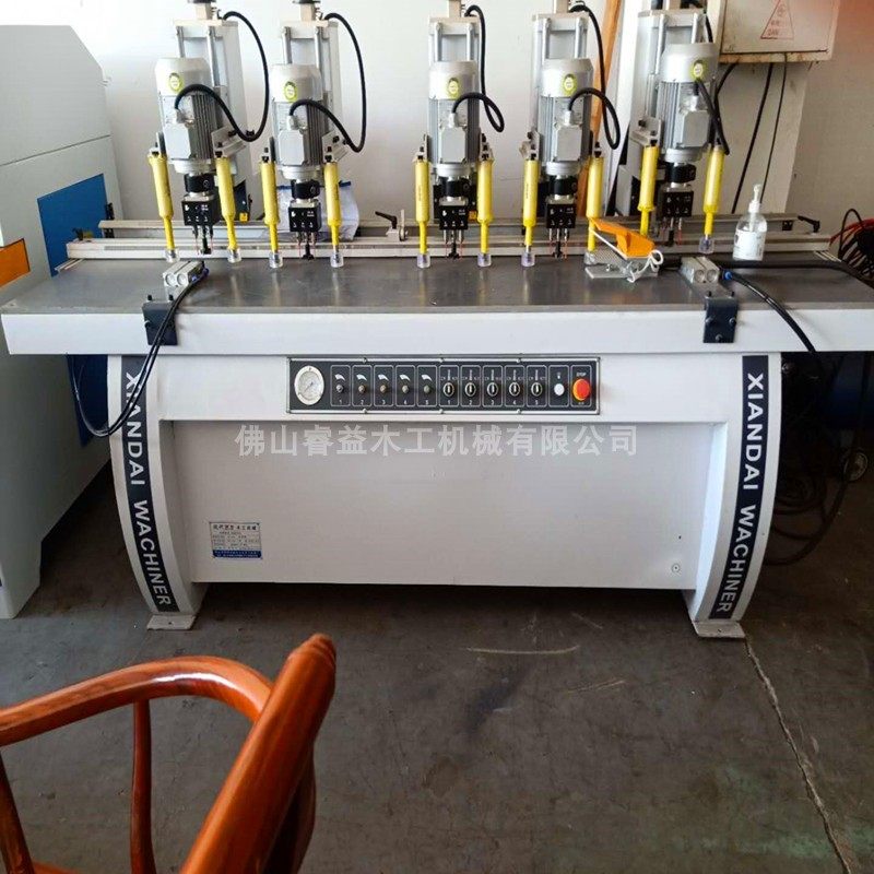 睿益木工机械四头铰链钻五v头铰链钻机合页钻 衣橱柜门铰链钻孔机,五金/工具,其他机械五金,淘宝优惠券,粉丝福利购,淘宝优惠卷