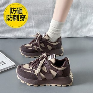 女式 夏季 透气轻便防砸钢R包头四季 新款 带钢头劳保鞋 女士时尚 女款