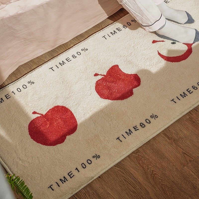 日式ins风长条卧室床边毯家用隔凉茶几毯少女客厅房间.仿羊绒地毯,居家布艺,床边毯,淘宝优惠券,粉丝福利购,淘宝优惠卷