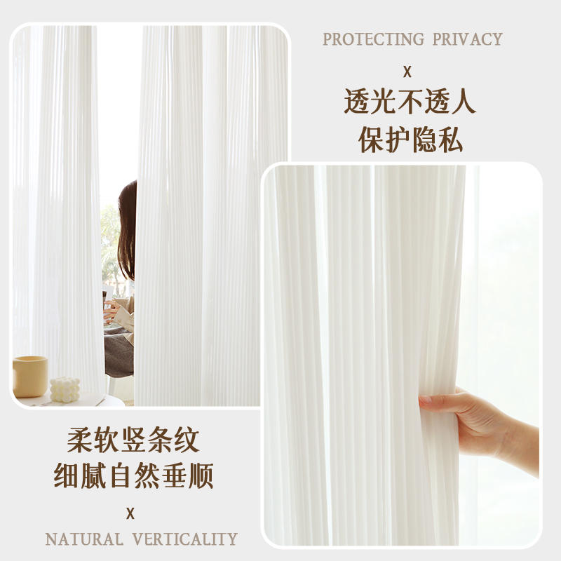 开放式衣柜遮挡衣帽间防尘帘全封闭拉帘布柜子P无门纱帘隔断窗防