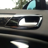 专用内门T拉手饰框饰条亮片 C5改装 适用于雪铁龙C5内门碗装 饰亮条